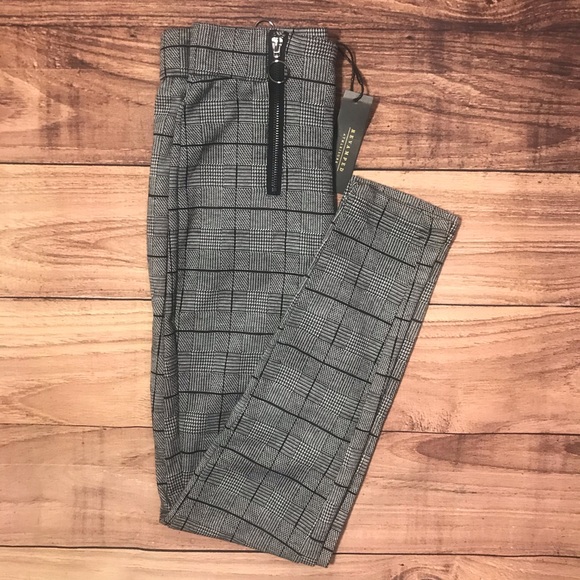 Black/grey patterned pants - Picture 1 of 11